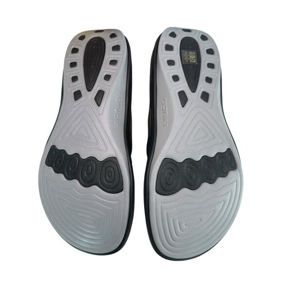 Aetrex Lynco Flips Maui Men’s Black Flip Flops Thongs Size US 12 Sandals New - Picture 7 of 7